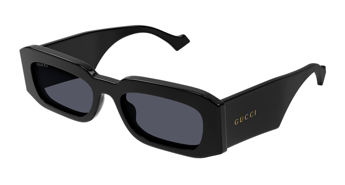 Óculos de sol gucci gg1426s 001 negro rectangular masculino tamanho 54mm - Vista principal