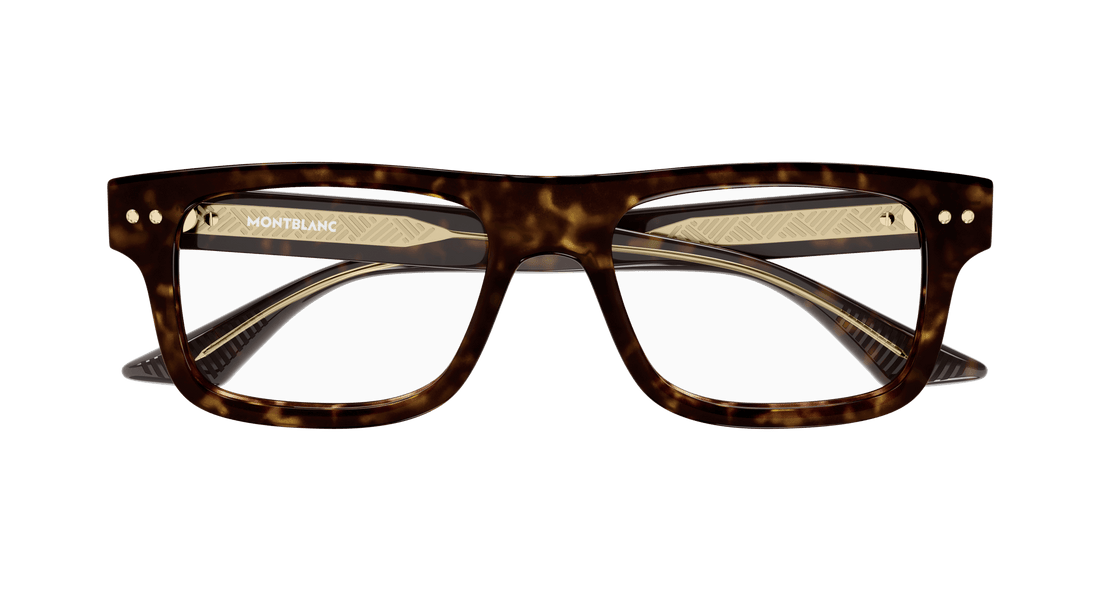 Óculos graduados montblanc mb0289o 006 masculino tamanho 55mm - Vista de detalhe