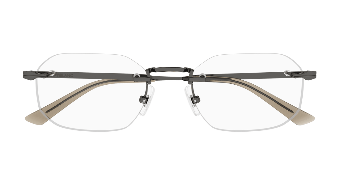 Óculos graduados montblanc mb0307o 002 masculino tamanho 54mm - Vista de detalhe