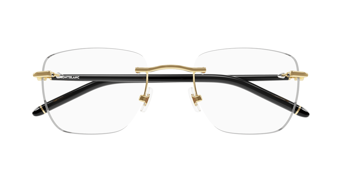 Óculos graduados montblanc mb0274o 001 masculino tamanho 53mm - Vista de detalhe