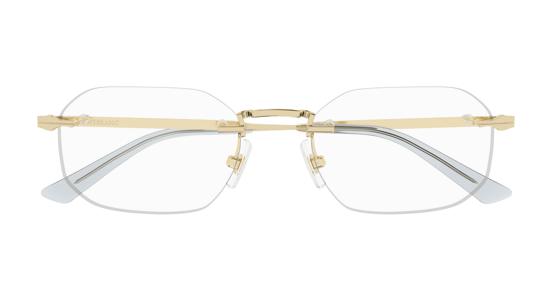 Óculos graduados montblanc mb0307o 001 masculino tamanho 54mm - Vista de detalhe