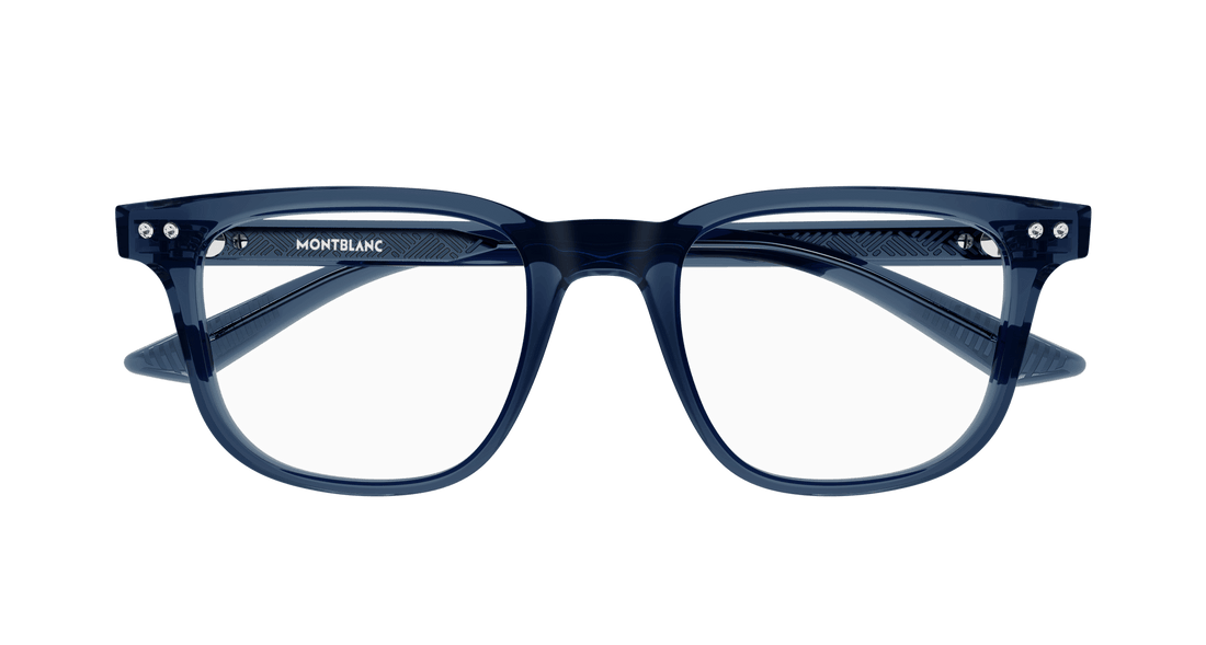 Óculos graduados montblanc mb0256o 007 masculino tamanho 53mm - Vista de detalhe