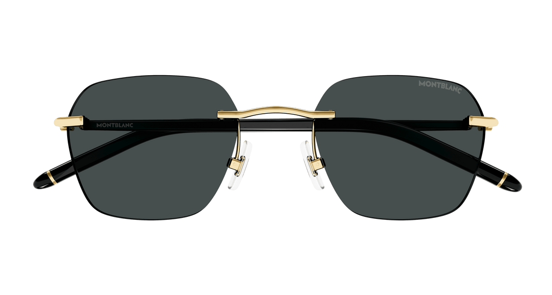 Lunettes de soleil montblanc mb0270s 001 square masculino taille 51mm - Vue détaillée