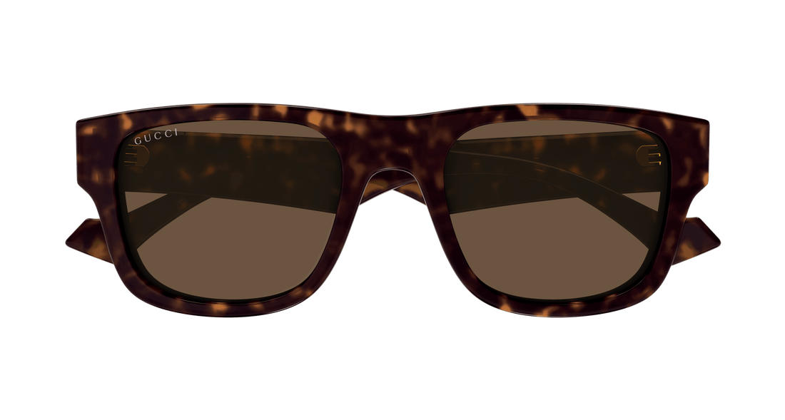 Sunglasses gucci gg1427s 003 havana square masculino size 53mm - Detailed view