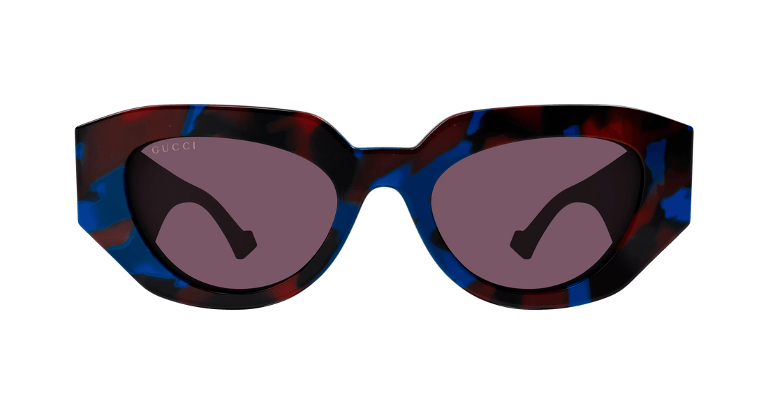 Sonnenbrillen gucci gg1421s 003 havana rectangular femenino größe 51mm - Detailansicht