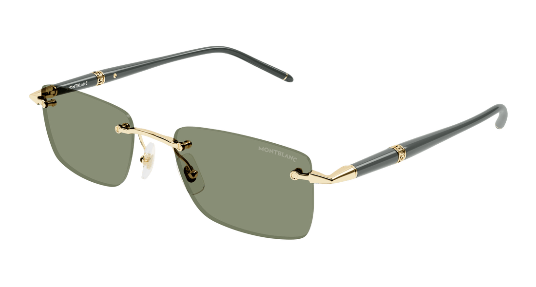 Lunettes de soleil montblanc mb0344s 005 rectangular masculino taille 54mm - Vue principale