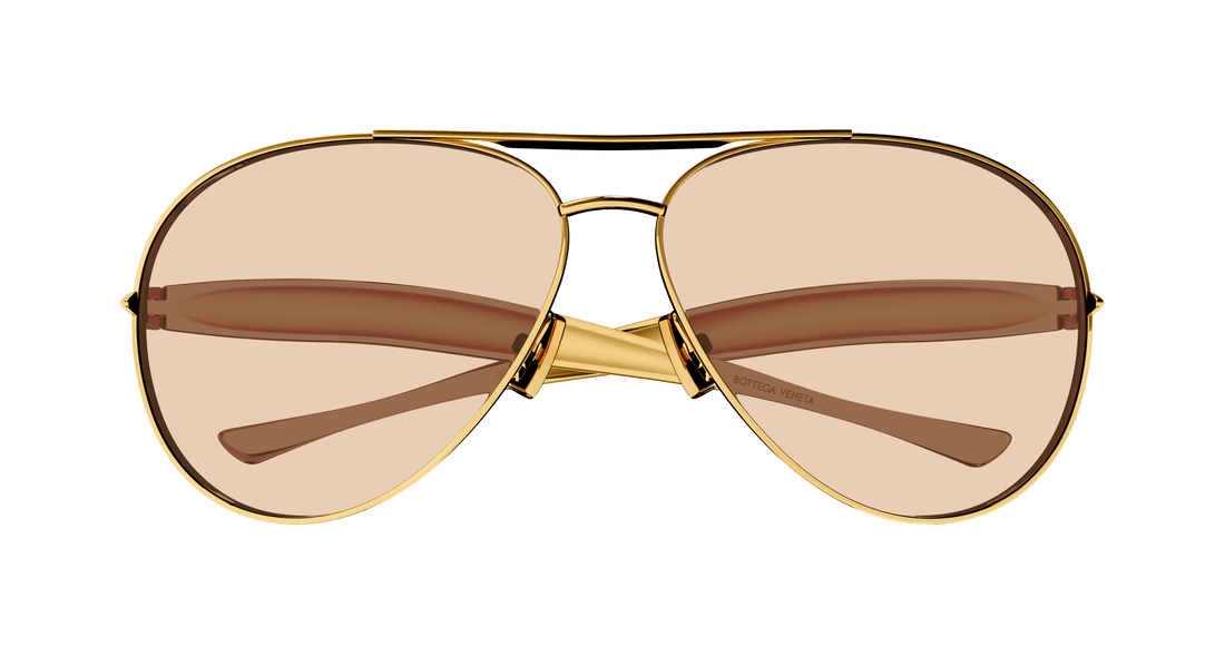 Occhiali da sole bottega veneta bv1305s 002 pilot unisex taglia 64mm - Vista dettagliata