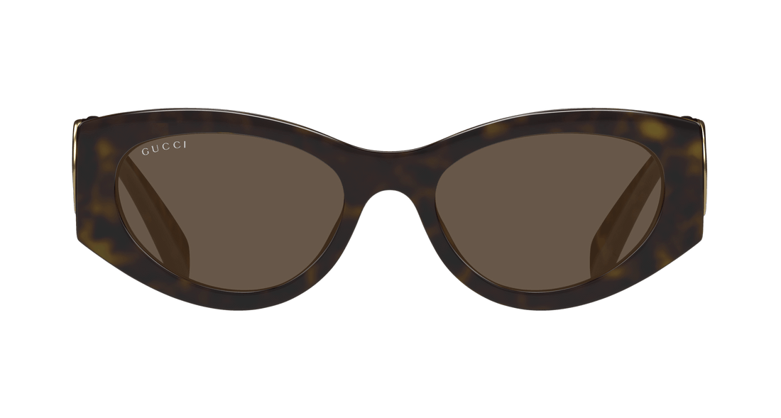 Sunglasses gucci gg1691s 002 havana cat eye femenino size 54mm - Detailed view