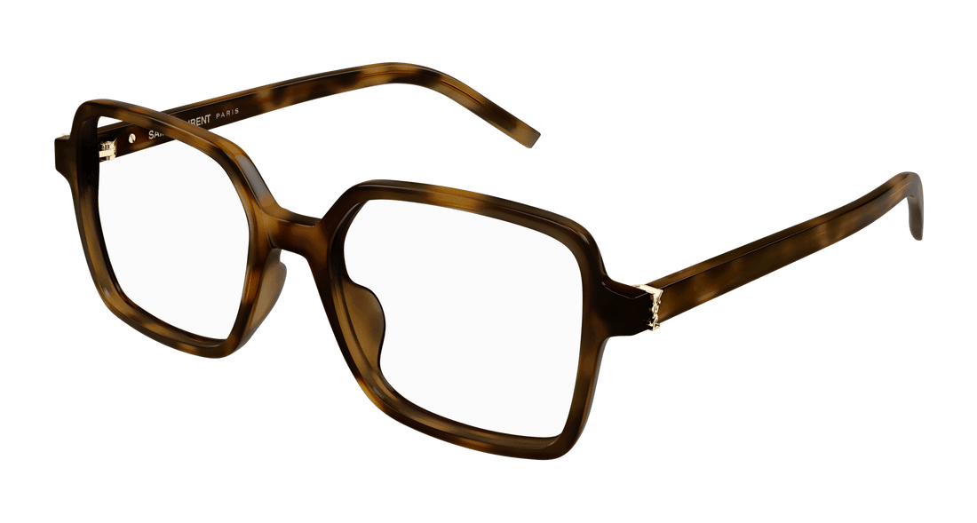 Brillen saint laurent sl m139 003 havana rectangular / squared femenino größe 54mm - Hauptansicht