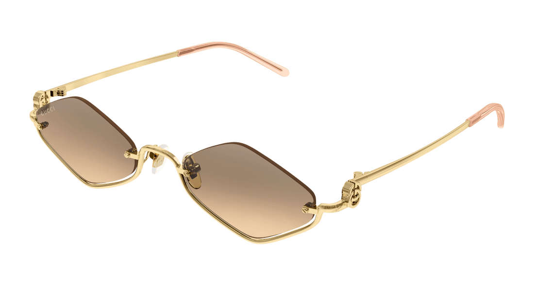 Occhiali da sole gucci gg1604s 003 dorado geometric femenino taglia 53mm - Vista principale