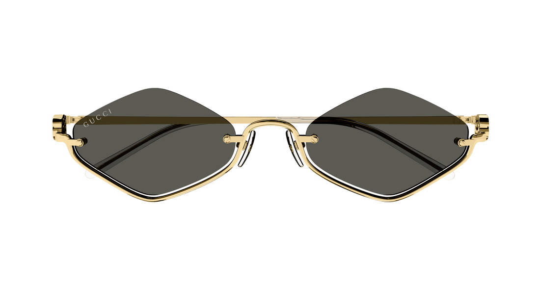 Sunglasses gucci gg1604s 001 dorado geometric femenino size 53mm - Detailed view