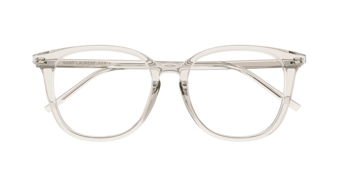 Brillen saint laurent sl 724/f 003 beige cat eye femenino größe 53mm - Detailansicht