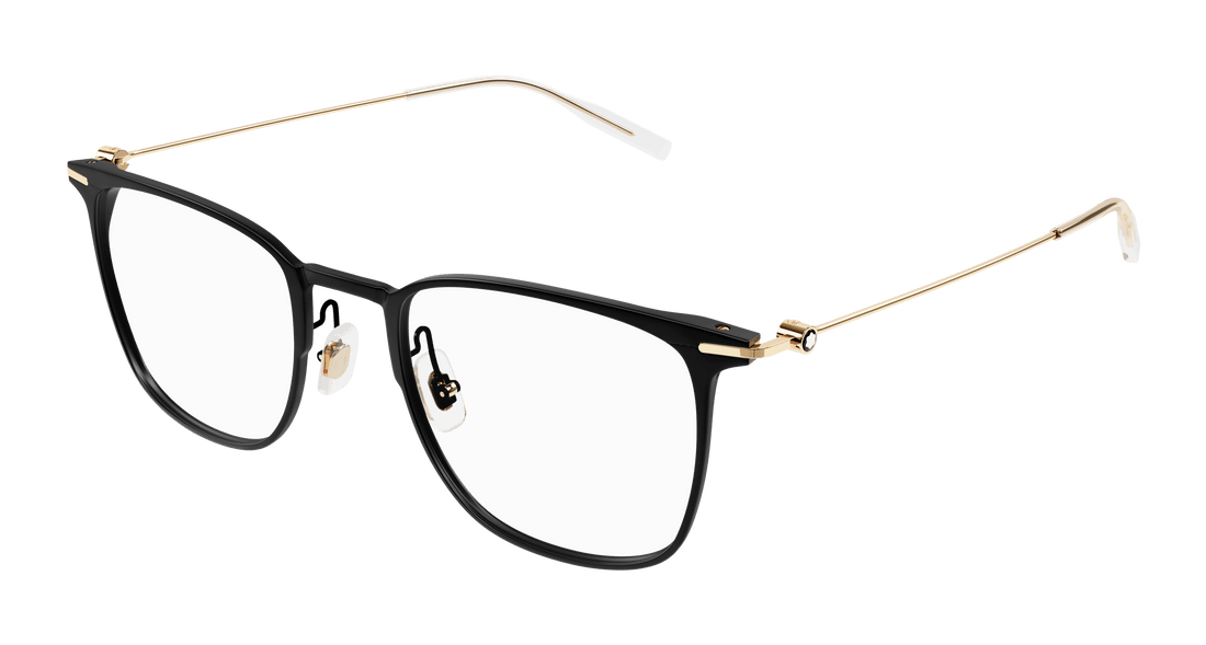 Occhiali da vista montblanc mb0356o 006 negro rectangular / squared masculino taglia 53mm - Vista principale