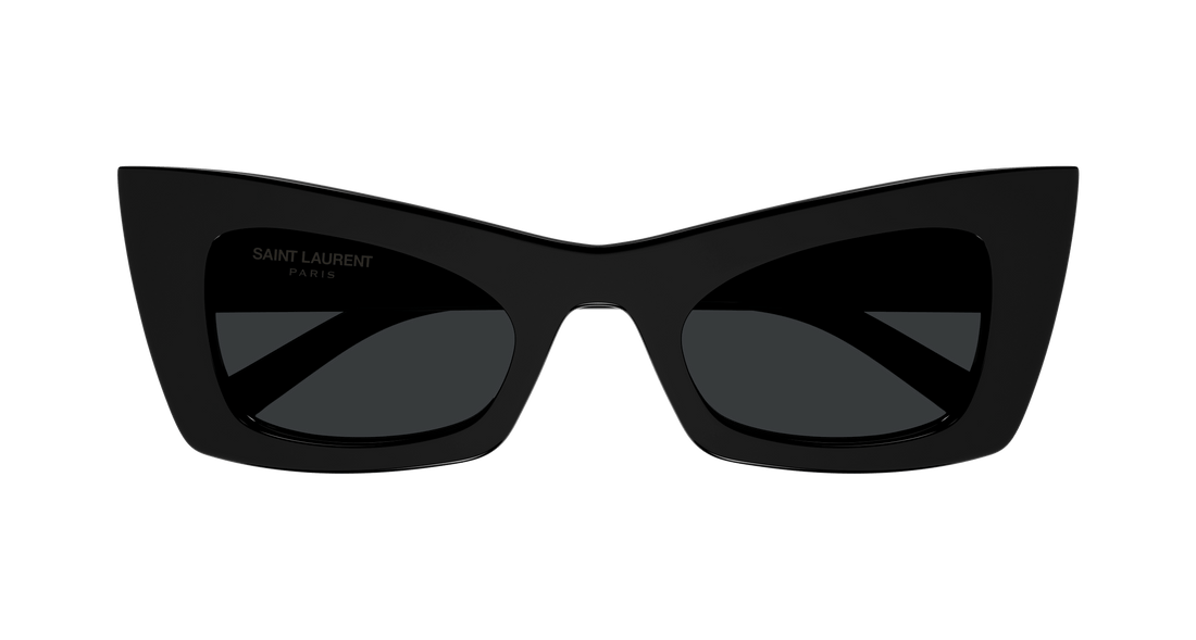 Óculos de sol saint laurent sl 702 001 negro cat eye femenino tamanho 49mm - Vista de detalhe