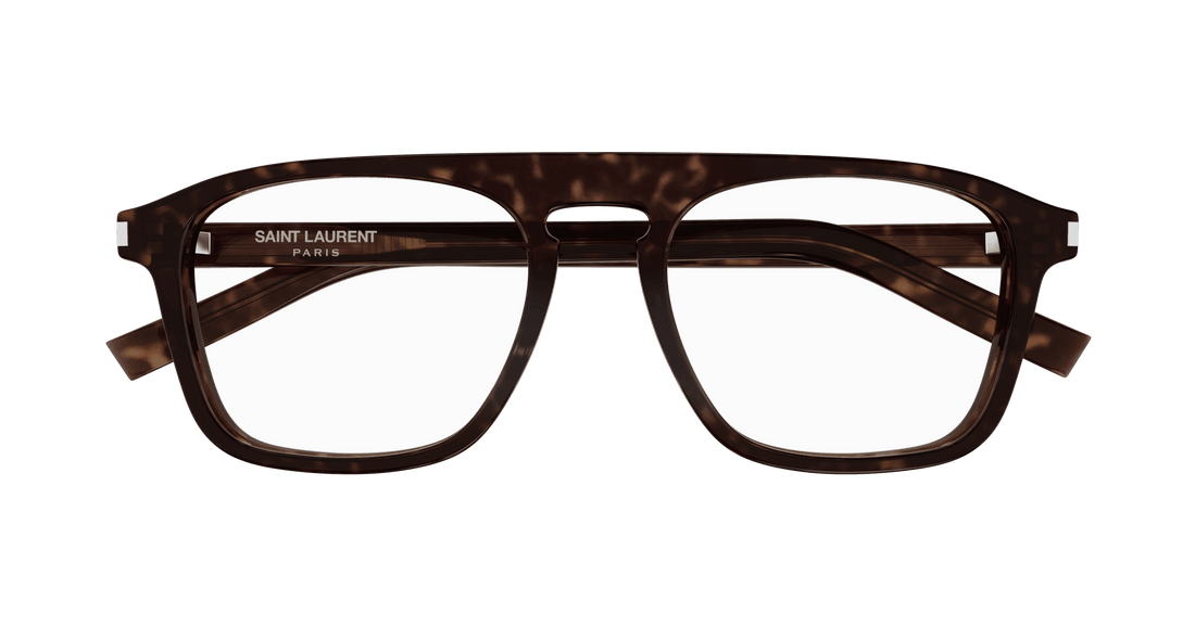 Brillen saint laurent sl 157 007 havana rectangular / squared masculino größe 52mm - Detailansicht
