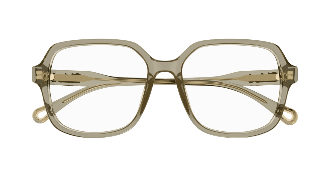 Prescription glasses chloé ch0277oa 004 verde rectangular / squared femenino size 53mm - Detailed view