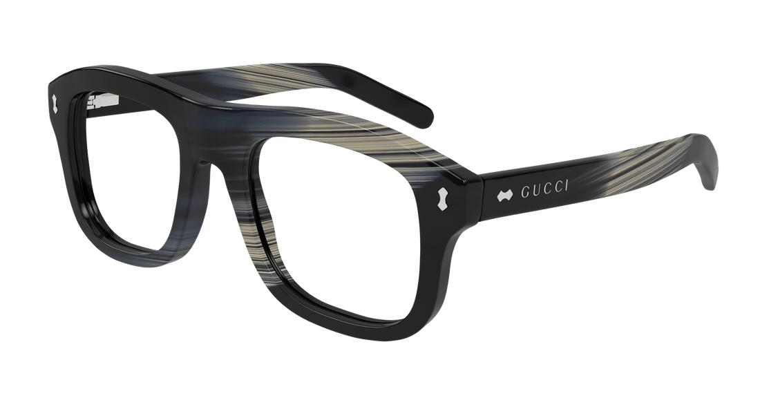 Óculos de sol gucci gg1712s 003 negro pilot/navigator masculino tamanho 52mm - Vista principal