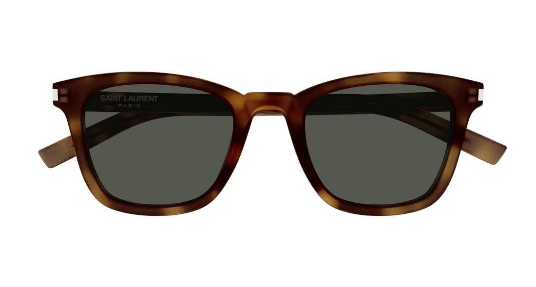 Okulary przeciwsłoneczne saint laurent sl 716 slim 003 havana rectangular / squared femenino rozmiar 50mm - Widok szczegółowy