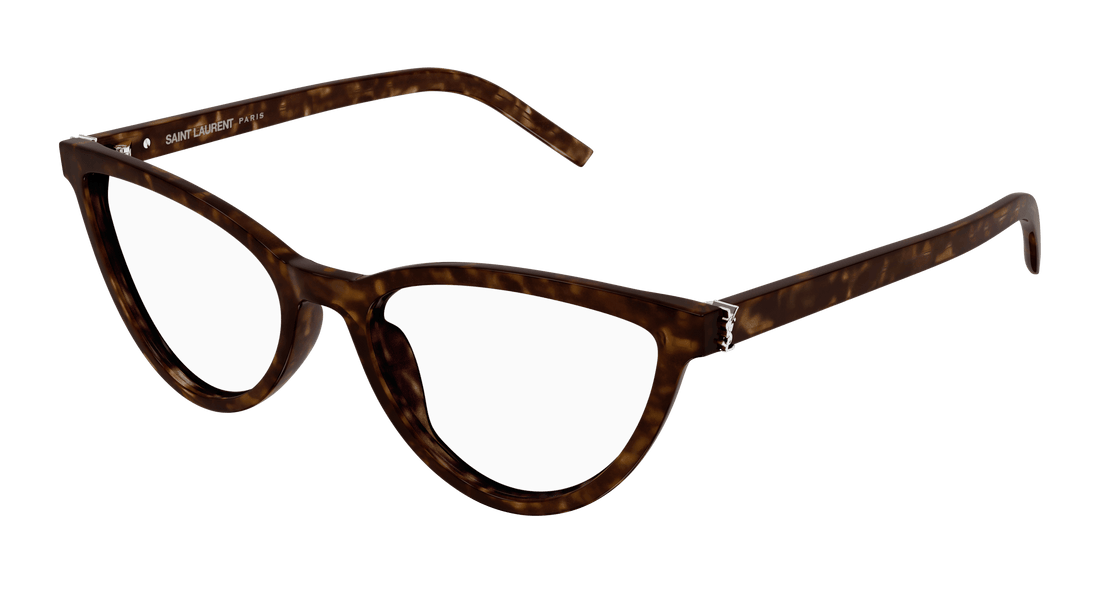 Óculos graduados saint laurent sl m138 002 havana cat eye femenino tamanho 55mm - Vista principal
