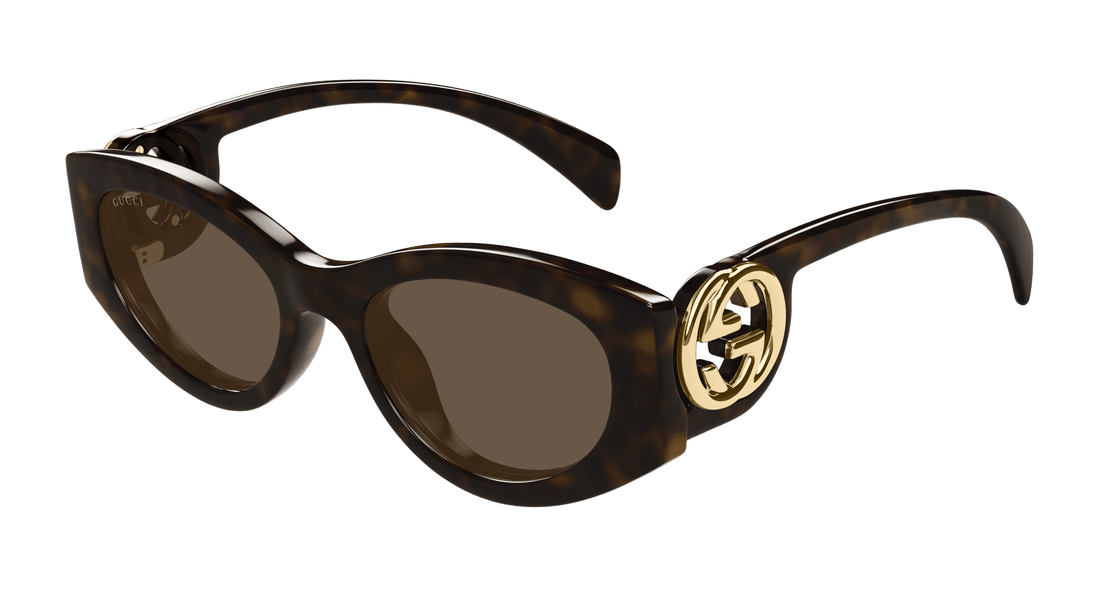 Sunglasses gucci gg1691s 002 havana cat eye femenino size 54mm - Main view