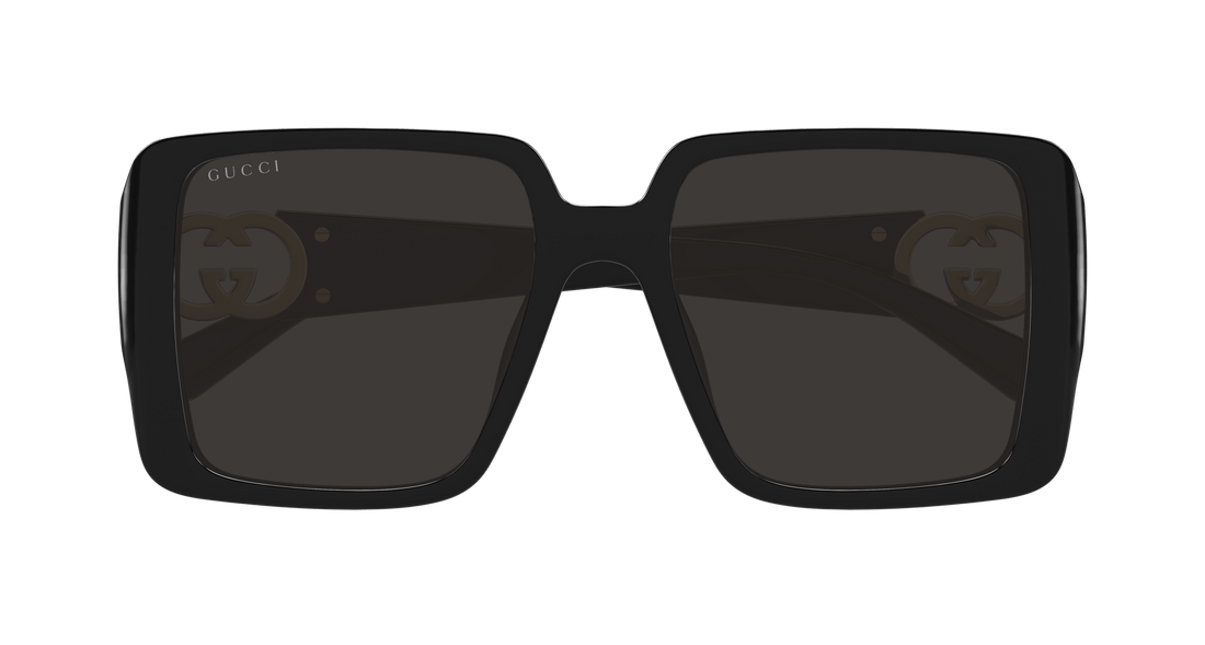 Occhiali da sole gucci gg1692s 001 negro rectangular / squared femenino taglia 54mm - Vista dettagliata