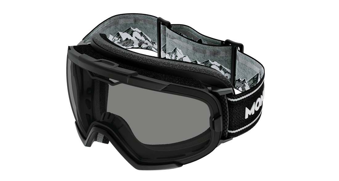 Gafas de sol montblanc mb0380s 001 negro mask unisex talla 99mm - Vista de detalle