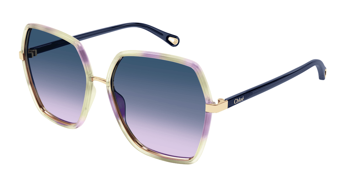 Lunettes de soleil chloé ch0262s 002 havana rectangular / squared femenino taille 58mm - Vue principale