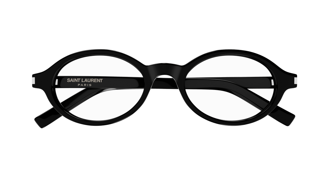 Brillen saint laurent sl 751 jeanne opt 001 negro round/oval/panthos femenino größe 50mm - Detailansicht