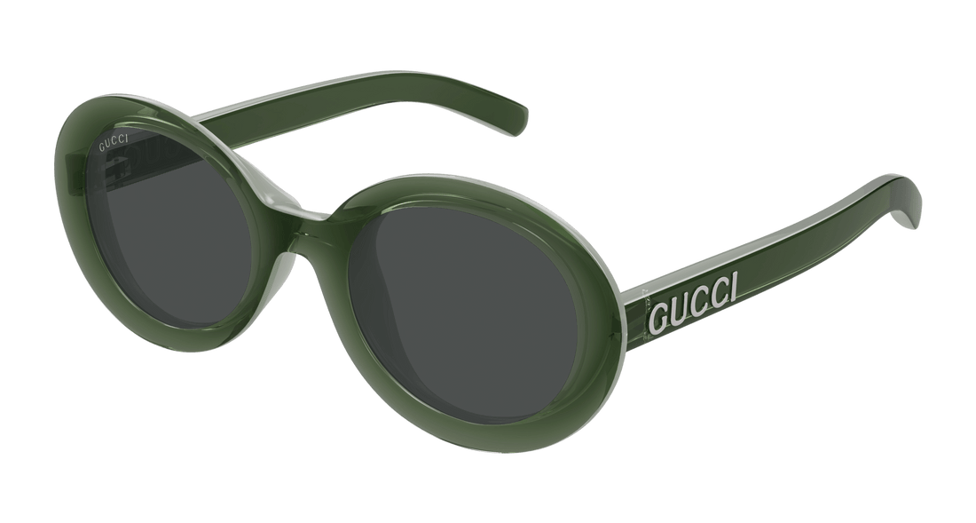 Óculos de sol gucci gg1722sa 005 verde round/oval/panthos femenino tamanho 53mm - Vista principal