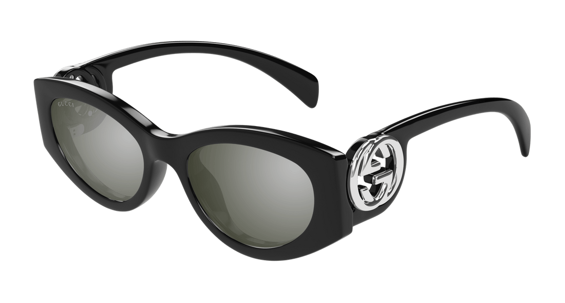 Óculos de sol gucci gg1691s 001 negro cat eye femenino tamanho 54mm - Vista principal