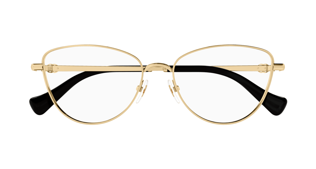 Occhiali da vista gucci gg1595o 001 femenino taglia 55mm - Vista dettagliata