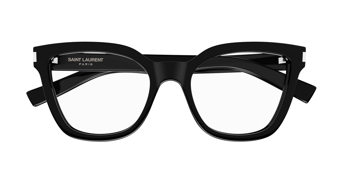 Brillen saint laurent sl 748 001 negro cat eye femenino größe 54mm - Detailansicht