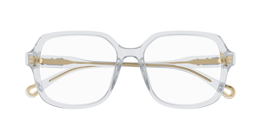 Prescription glasses chloé ch0277oa 002 gris rectangular / squared femenino size 53mm - Detailed view