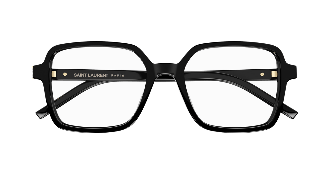 Occhiali da vista saint laurent sl m139 001 negro rectangular / squared femenino taglia 54mm - Vista dettagliata