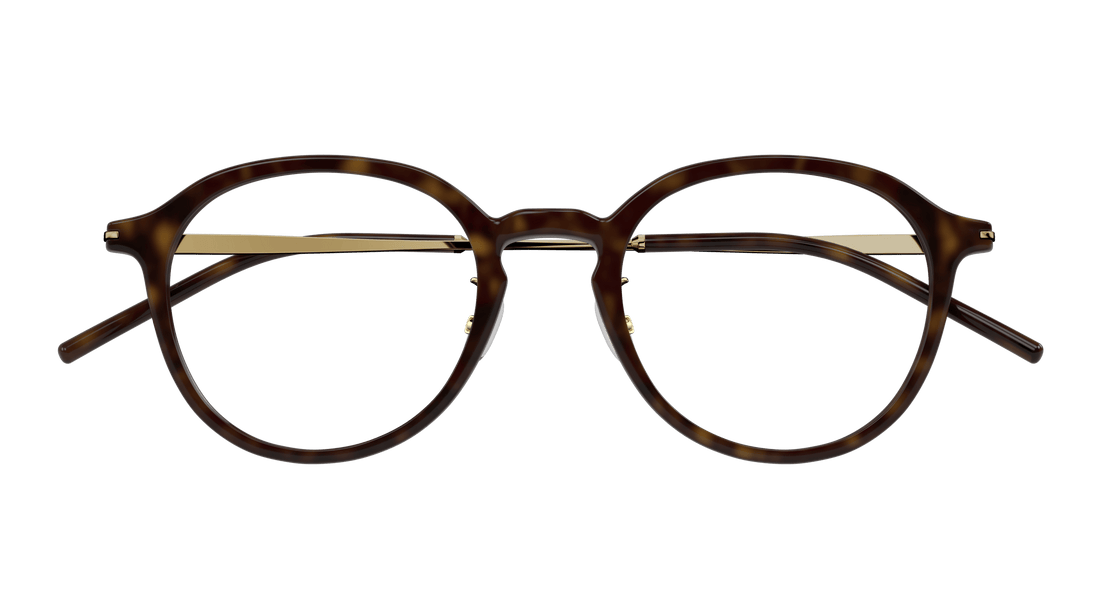 Occhiali da vista gucci gg1734ok 002 havana round/oval/panthos unisex taglia 50mm - Vista dettagliata