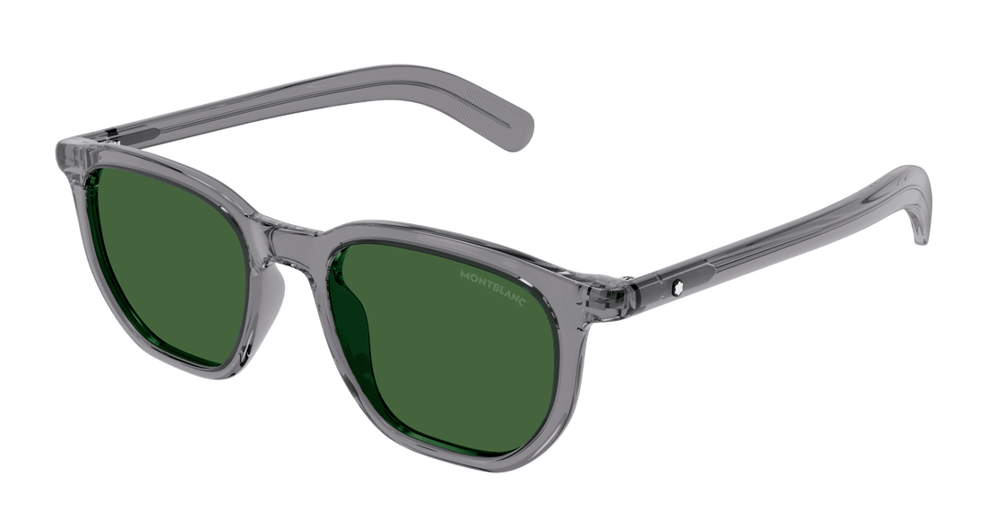 Lunettes de soleil montblanc mb0352s 003 gris rectangular / squared masculino taille 50mm - Vue principale