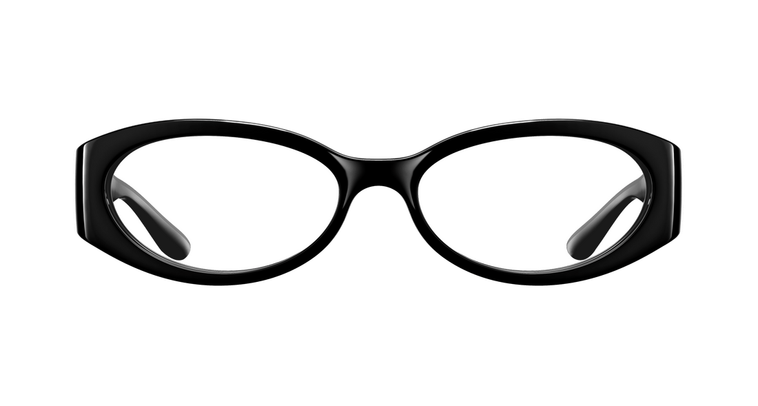 Occhiali da vista gucci gg1693o 001 negro round/oval/panthos femenino taglia 52mm - Vista dettagliata