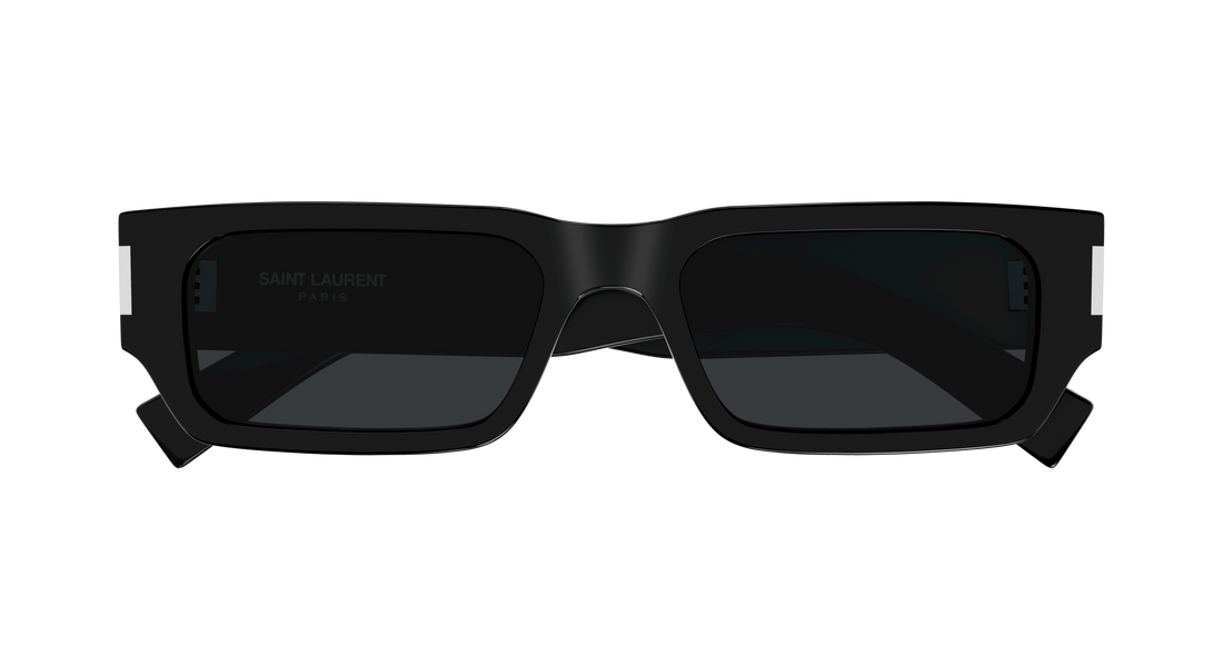 Sunglasses saint laurent sl 660 001 rectangular unisex size 54mm - Detailed view