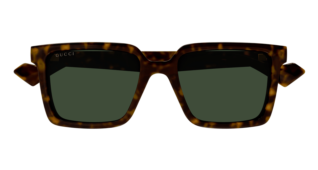 Sunglasses gucci gg1540s 002 havana square masculino size 55mm - Detailed view