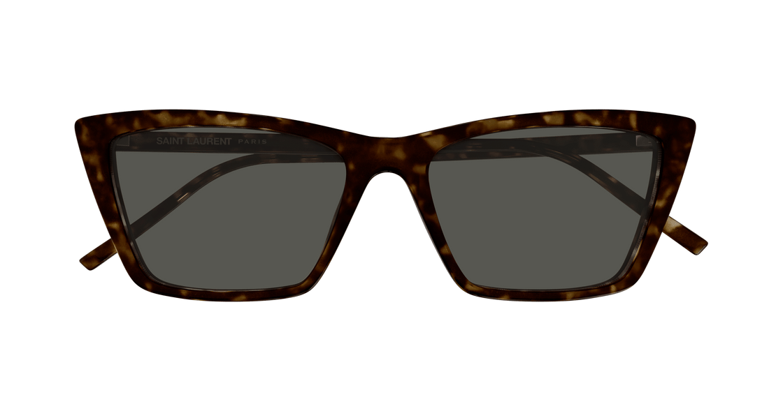 Óculos de sol saint laurent sl 737 mica thin 002 havana rectangular / squared femenino tamanho 54mm - Vista de detalhe