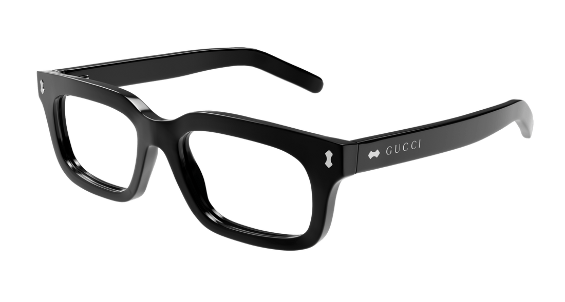 Óculos de sol gucci gg1711s 001 negro rectangular / squared femenino tamanho 53mm - Vista principal