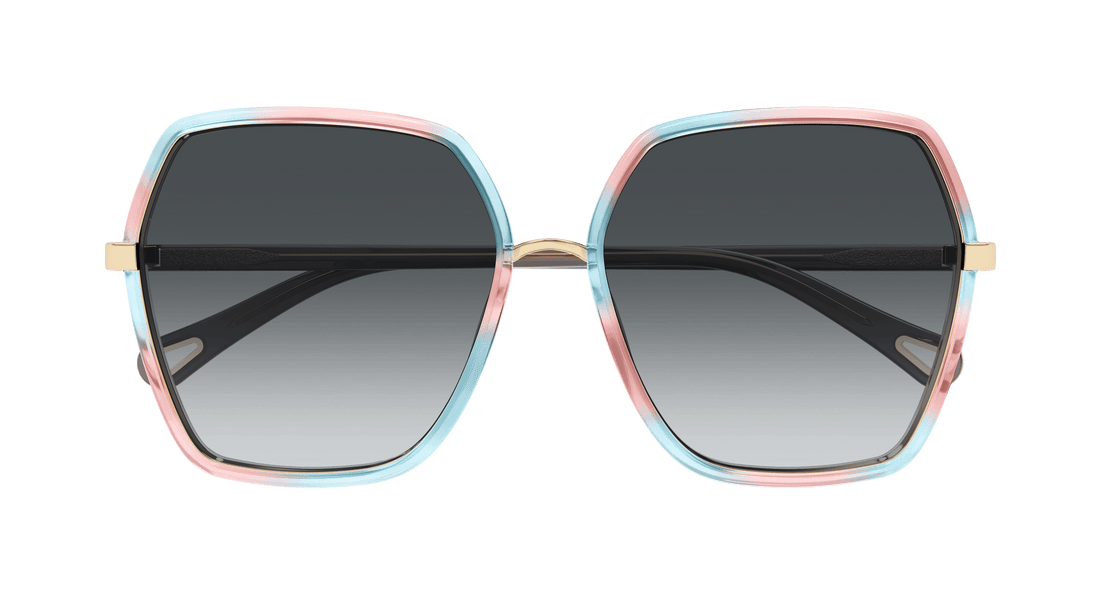 Lunettes de soleil chloé ch0262s 001 havana rectangular / squared femenino taille 58mm - Vue détaillée