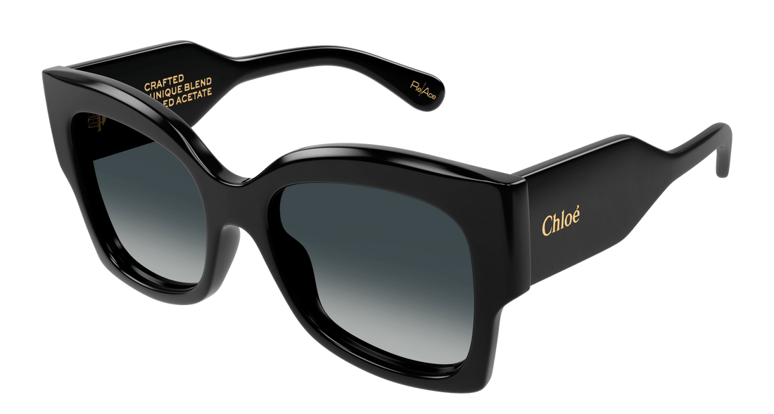 Gafas de sol chloé ch0252s 001 negro butterfly femenino talla 55mm - Vista principal