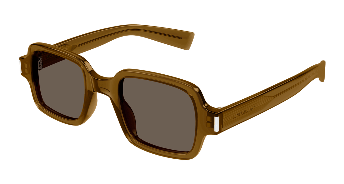 Okulary przeciwsłoneczne saint laurent sl 720 005 marron rectangular / squared unisex rozmiar 48mm - Widok główny
