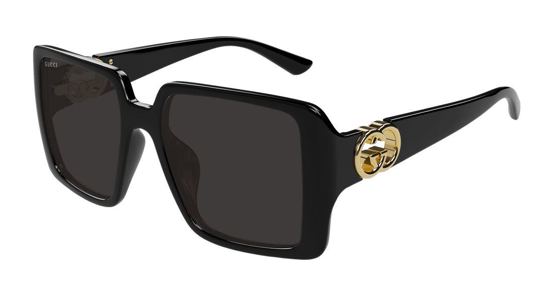 Occhiali da sole gucci gg1692s 001 negro rectangular / squared femenino taglia 54mm - Vista principale