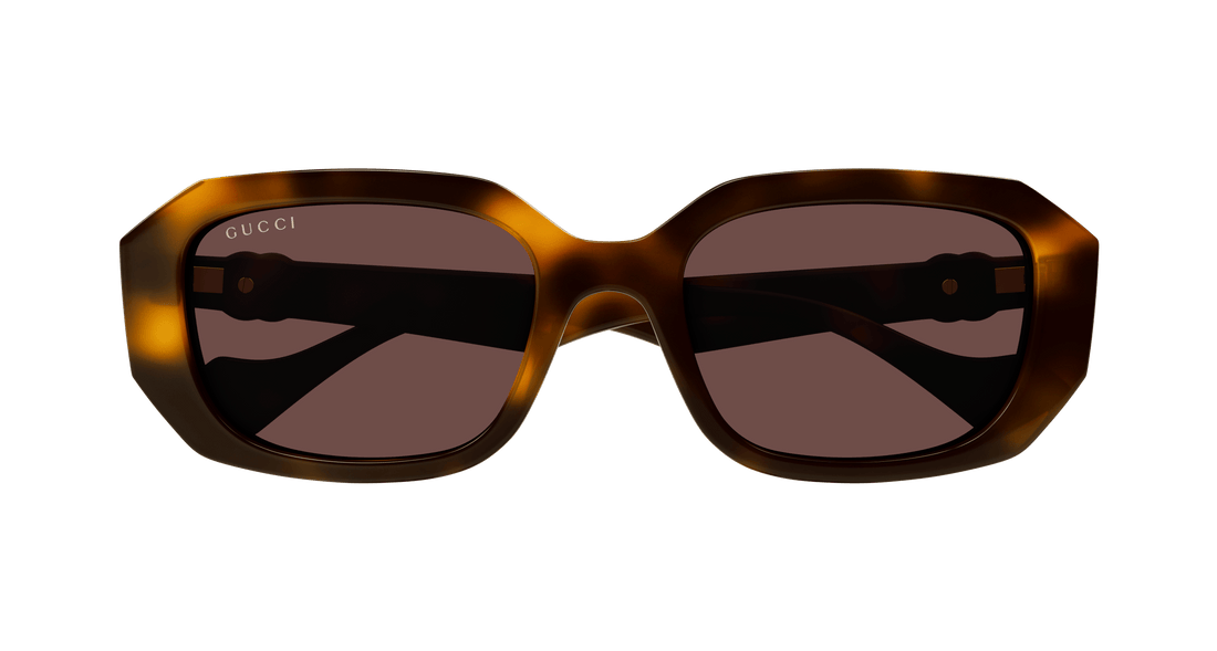 Sonnenbrillen gucci gg1535s 002 havana geometric femenino größe 54mm - Detailansicht