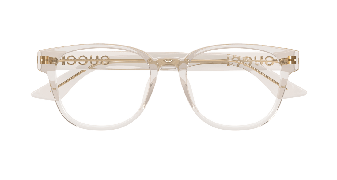 Occhiali da vista gucci gg1746oa 002 rosa round/oval/panthos unisex taglia 52mm - Vista dettagliata