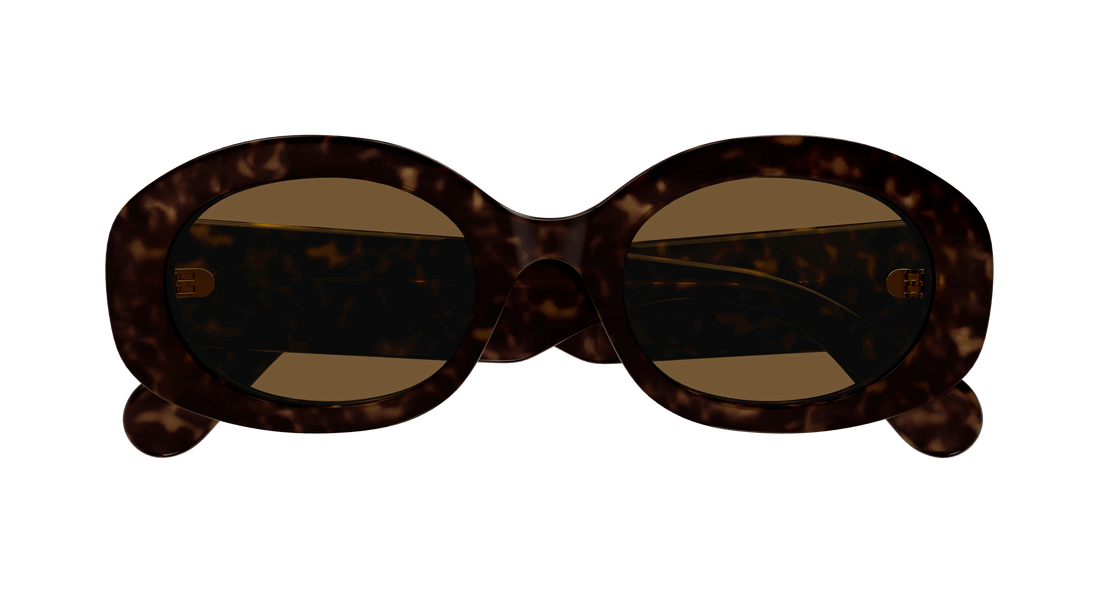 Gafas de sol chloé ch0258s 002 havana round/oval/panthos femenino talla 53mm - Vista de detalle