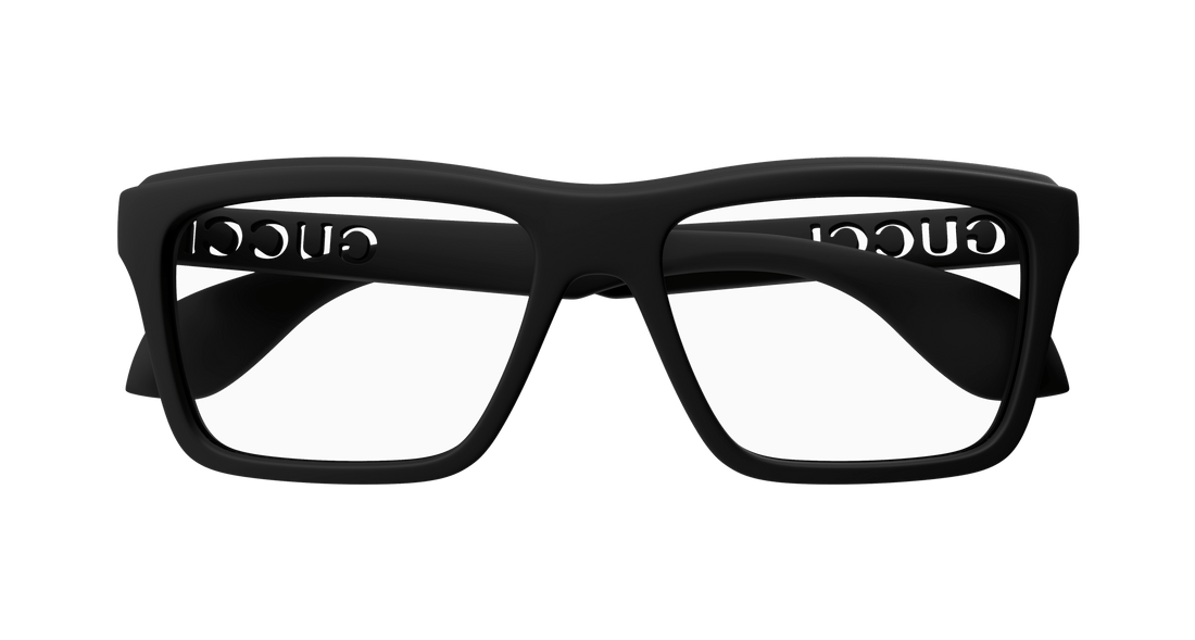 Occhiali da vista gucci gg1573o 001 masculino taglia 55mm - Vista dettagliata