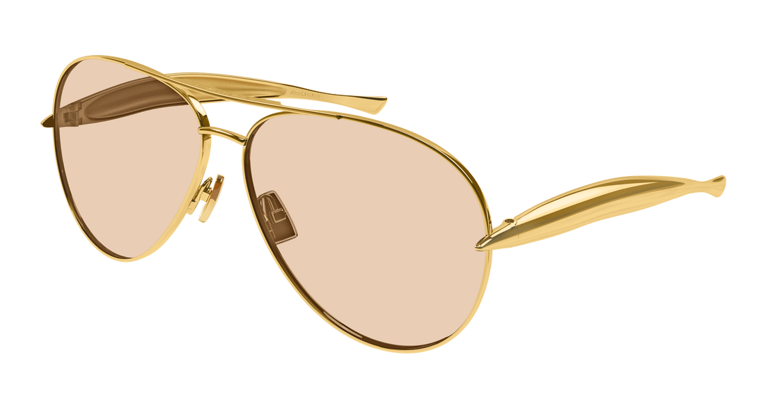 Occhiali da sole bottega veneta bv1305s 002 pilot unisex taglia 64mm - Vista principale